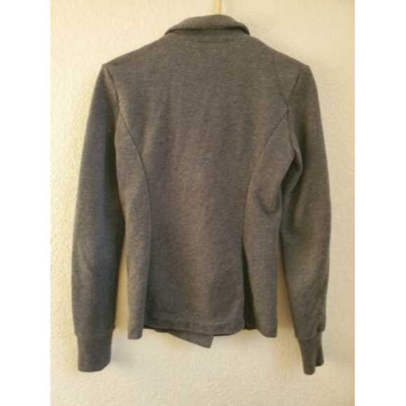 A|X Armani Exchange Women's Fitted‎ Blazer Jacket Grey Knitted Size XS w/… - Picture 7 of 8